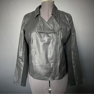 Eileen Fisher Moto Jacket Size Large